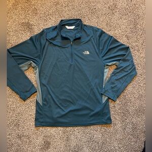 Men's North Face water-wicking ultra-thin half-zip